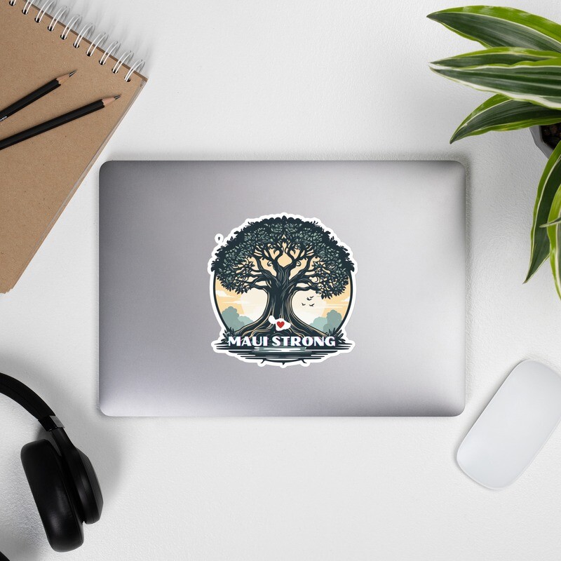 Maui Strong Lahaina Banyan Tree Vinyl Sticker