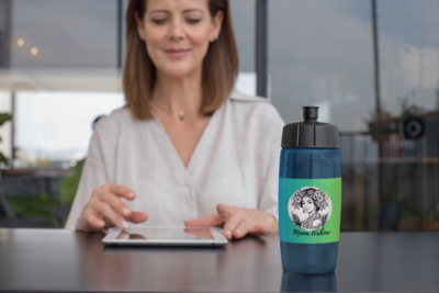 Mana Wahine Warrior Woman Green Bubble-free Sticker