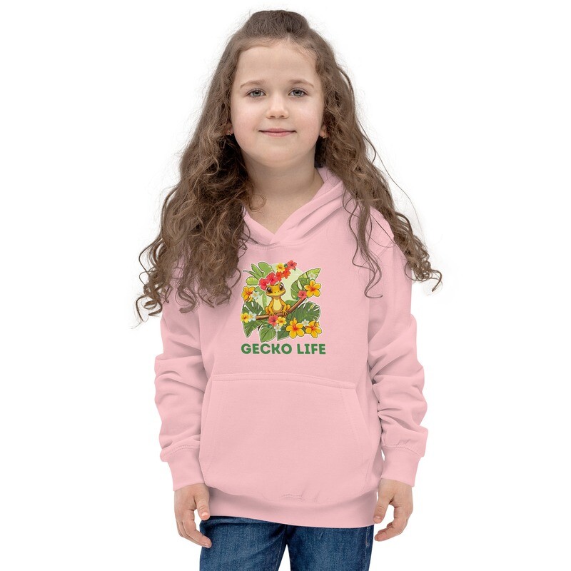 Gecko Life Kids Funny Stylish Pullover Hoodie