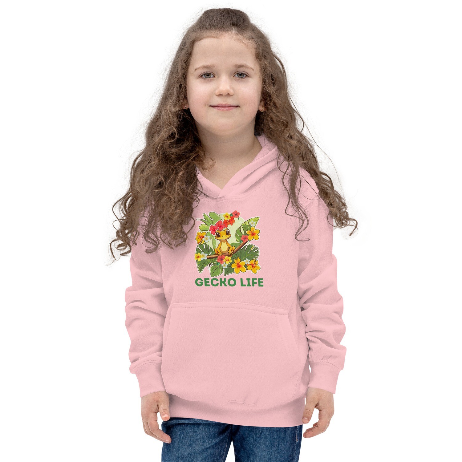 Gecko Life Kids Funny Stylish Pullover Hoodie