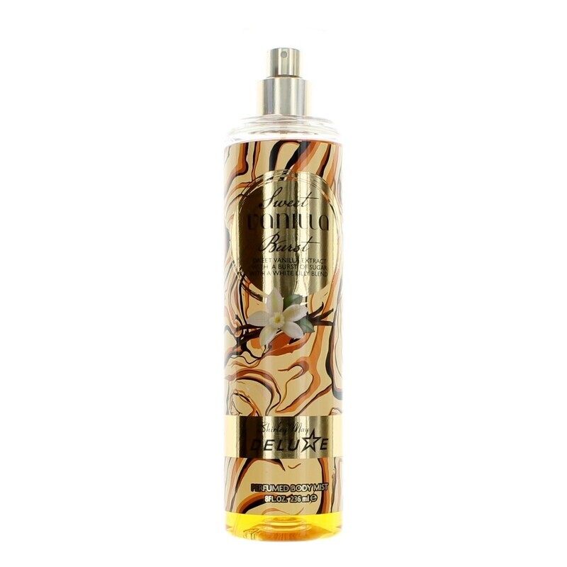 Sweet Vanilla Burst by Shirley May Deluxe, 8 oz Perfumed Body Mist for Women