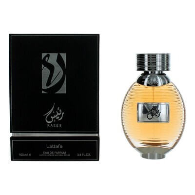 Raees by Lattafa, 3.4 oz Eau De Parfum Spray for Men