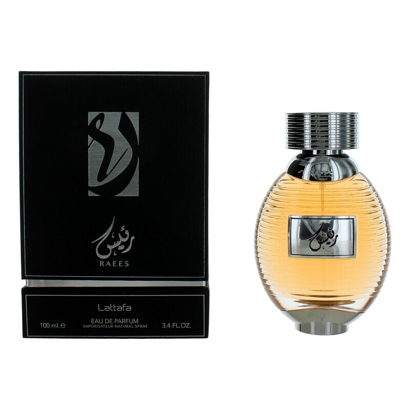 Raees by Lattafa, 3.4 oz Eau De Parfum Spray for Men