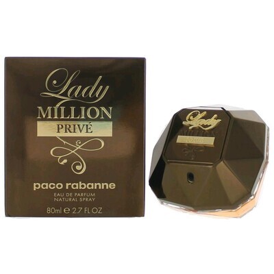 Lady Million Prive by Paco Rabanne, 2.7 oz Eau De Parfum Spray for Women