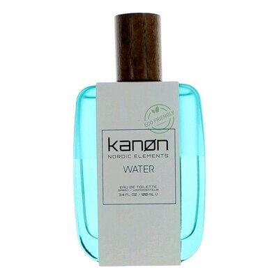 Kanon Nordic Elements Water by Kanon, 3.4 oz Eau De Toilette Spray for Men