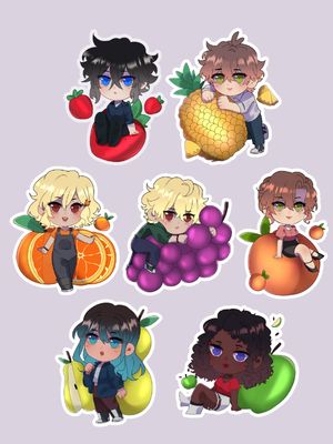 Fruit Salad Sticker Bundle