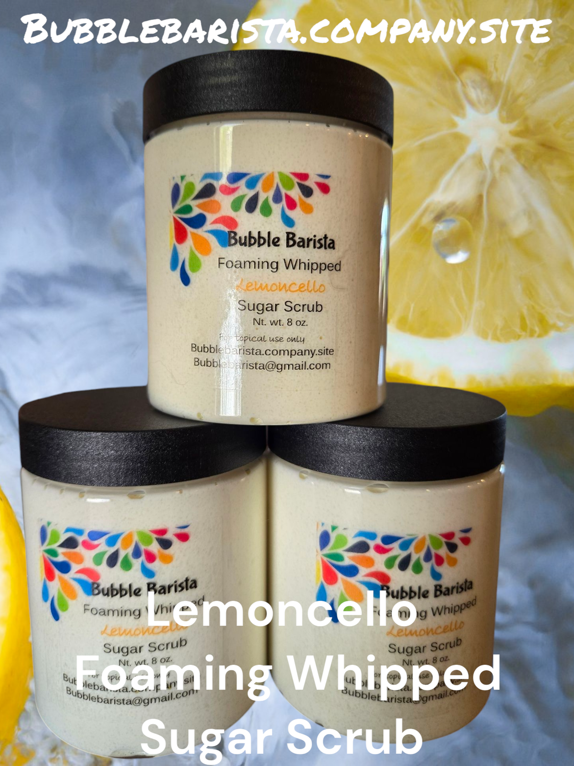 Lemoncello Foaming Whipped Sugar Scrub