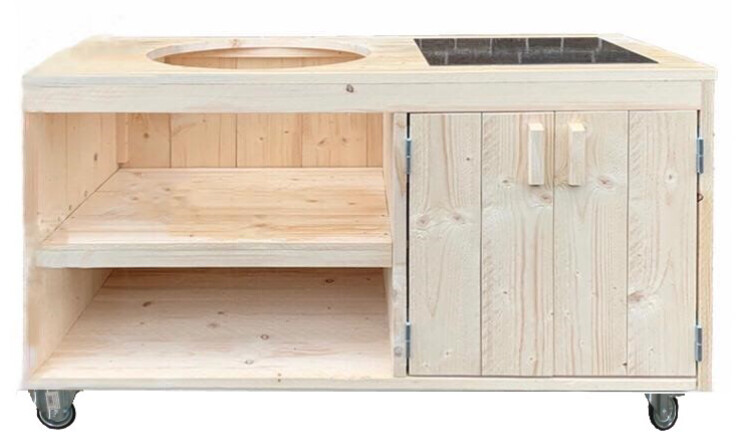BBQ tafel Smoker — Eikenhout