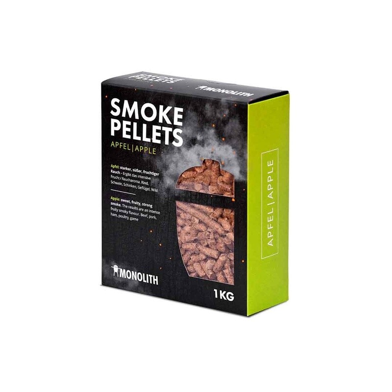 Monolith smoke pellets apple voor een milde, fruitige rooksmaak bij vlees, vis en groenten.