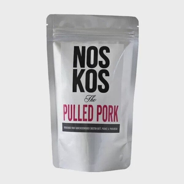 NosKos | Kruidenmix voor Pulled pork in een zak of andere barbecue gerechten met varkensvlees. 