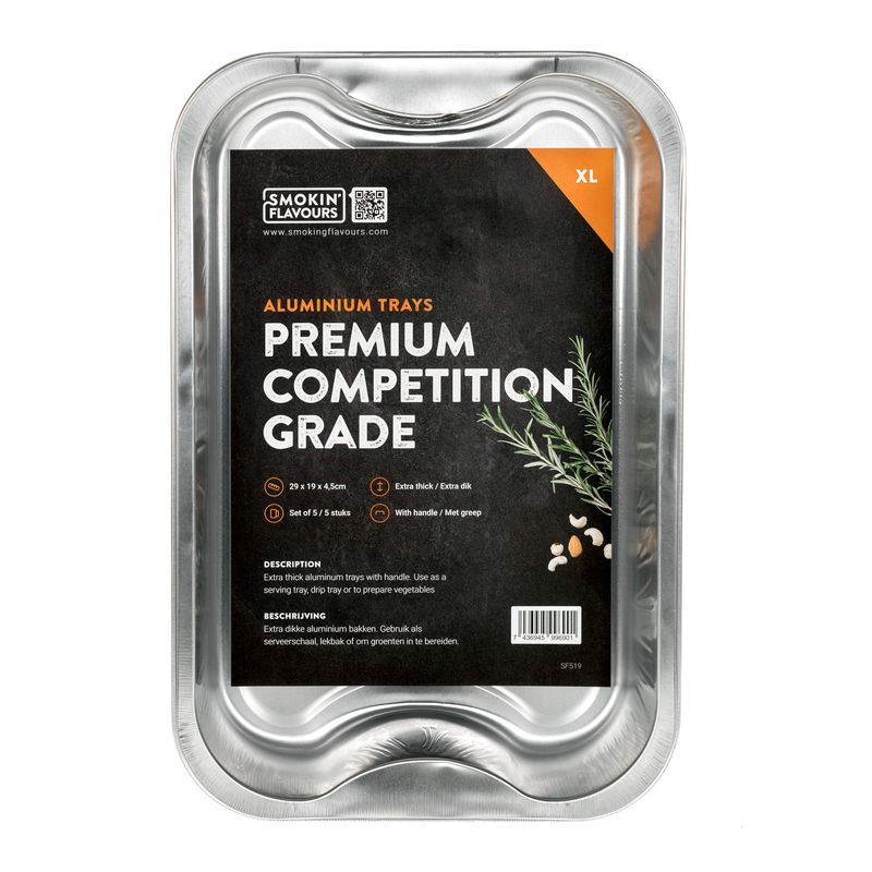 Smokin’ Flavours Aluminium bakken XL (5 stuks)