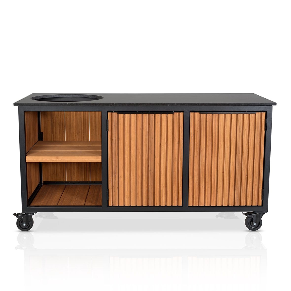 Fraaii Buitenkeuken Bamboo Teak Oil Rhombus Inferno XL