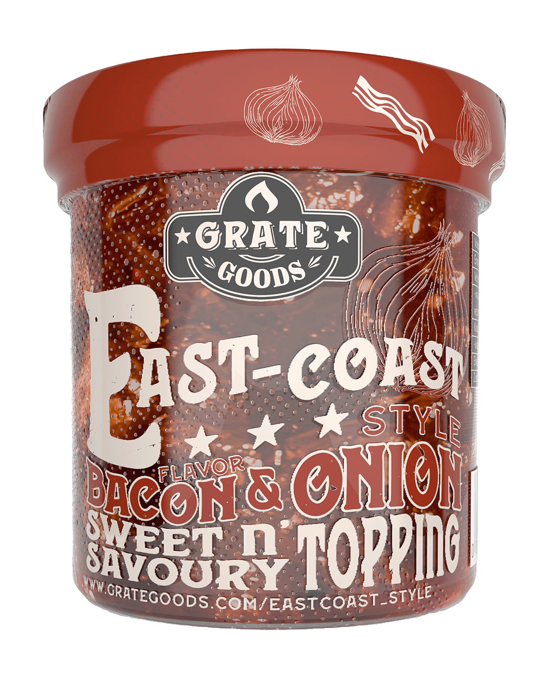 East-Coast Bacon-Onion Savoury Topping - 120 ml
