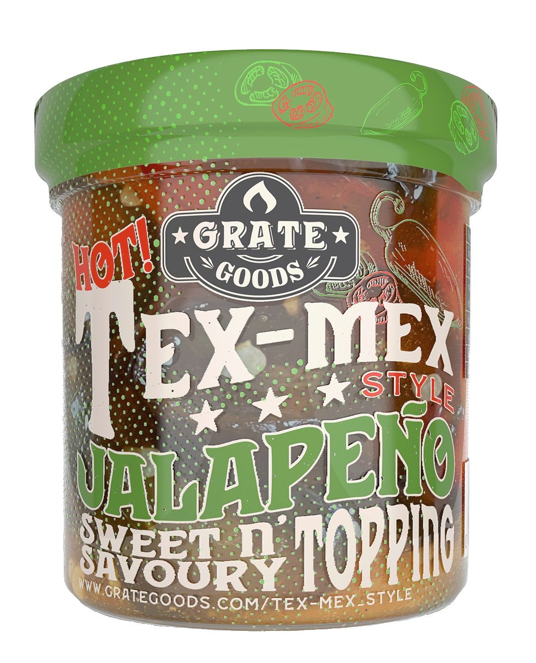 Tex-Mex Jalapeño Savoury Topping - 120 ml