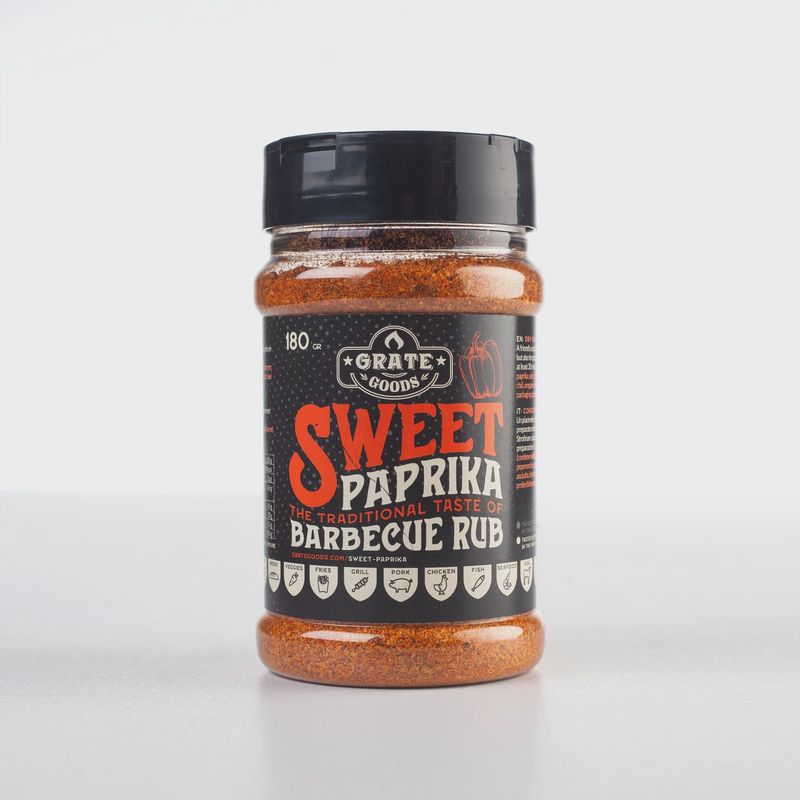 Grate Goods Premium Sweet Paprika BBQ Rub 180gr