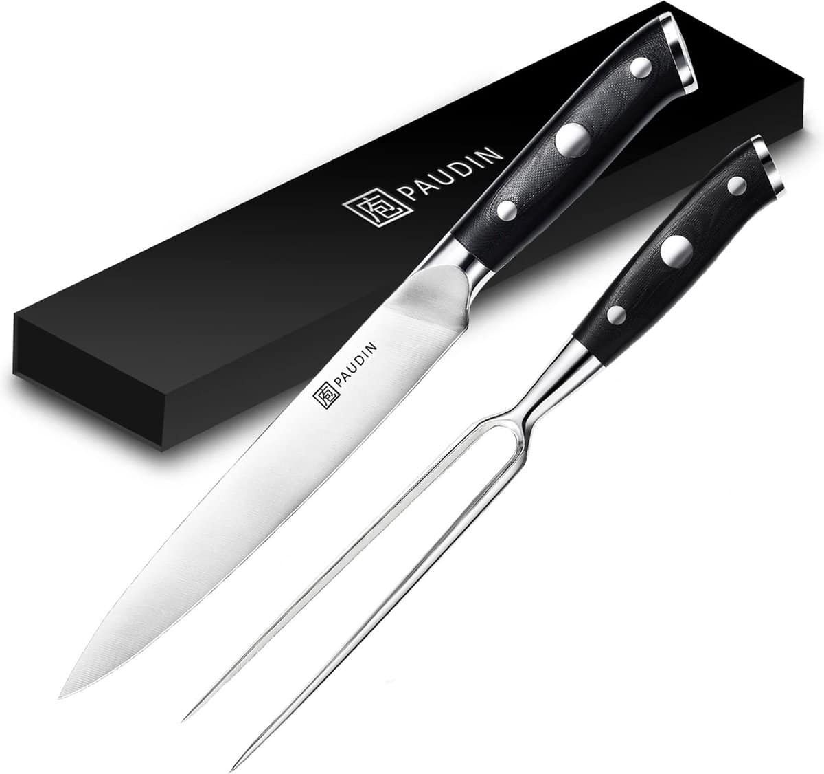 D9 Vleesmes en Vork – Ultra Dark (20 cm)