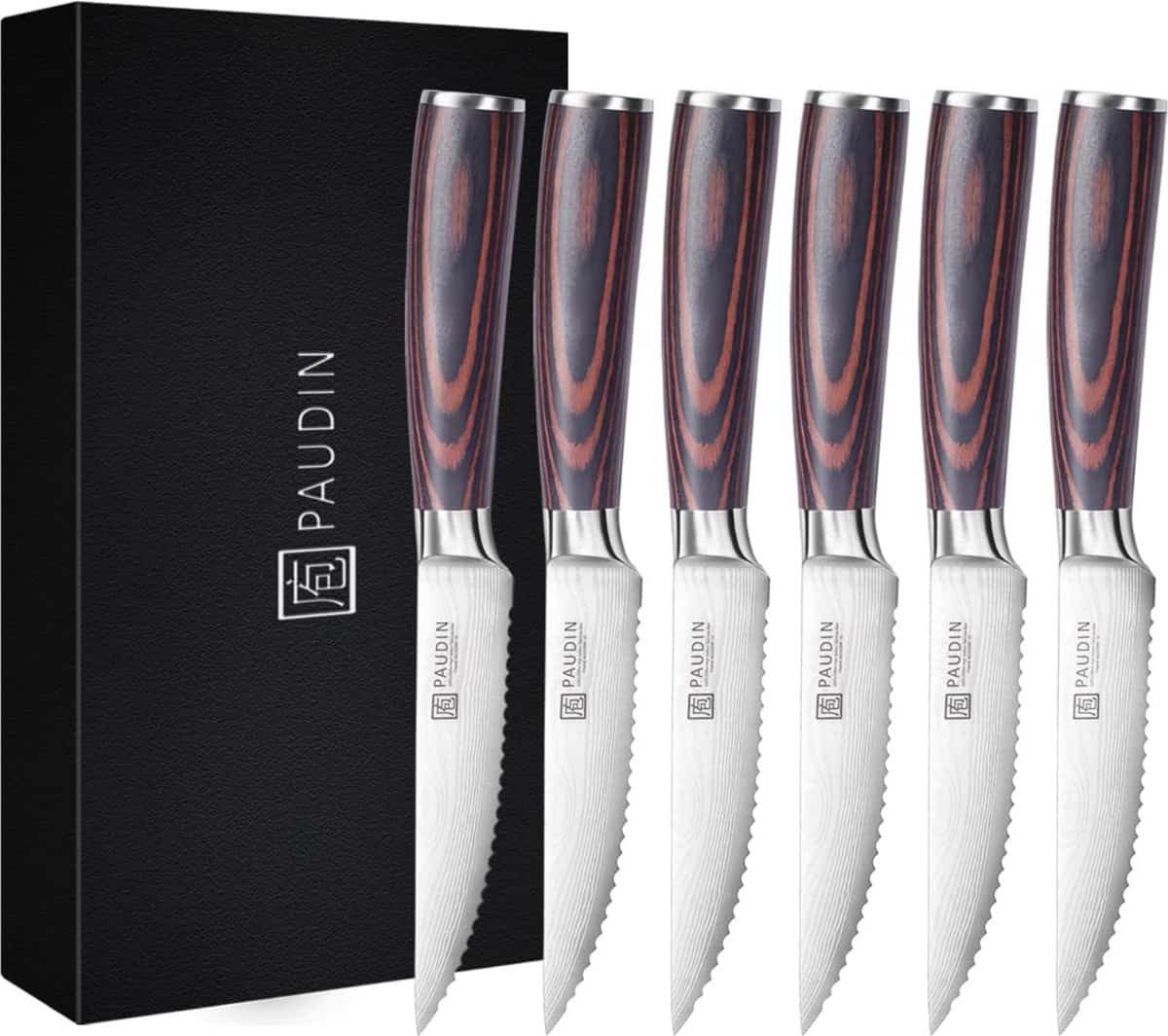 S3 Premium Steakmessen – Set van 6