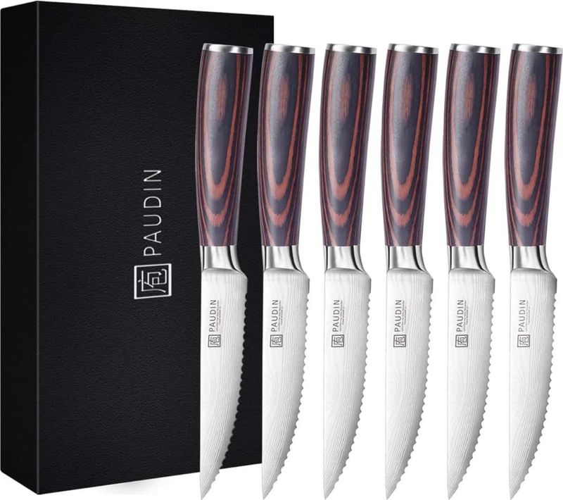 S3 Premium Steakmessen – Set van 6