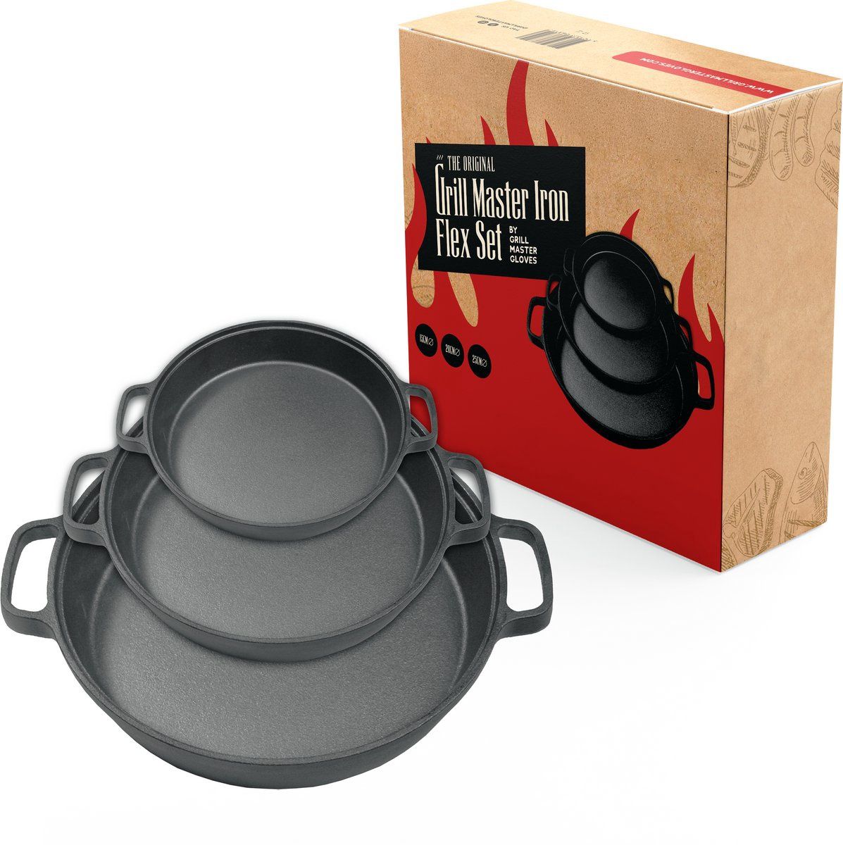 Grill Master Iron Grip Set