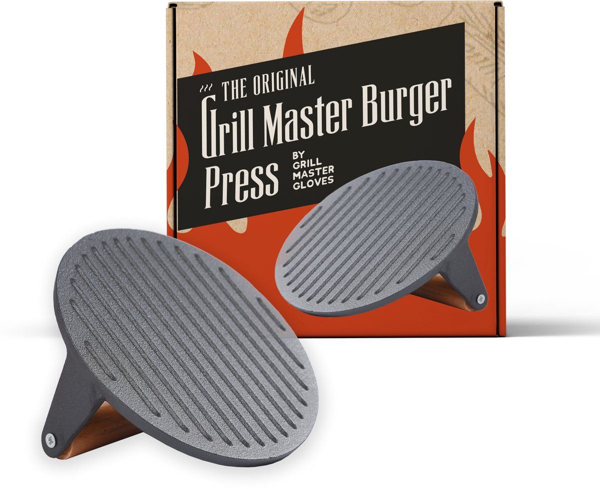 Grill Master Cast Iron Burger Press