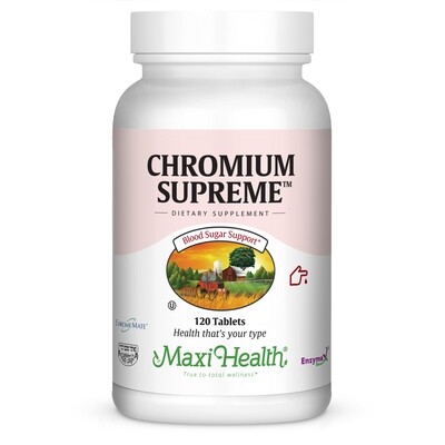 Maxi Health, Kosher Chromium Supreme - 120 Tablets
