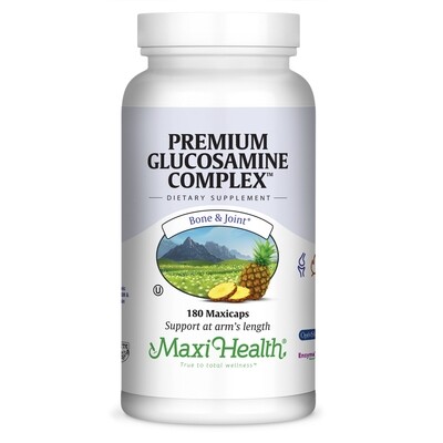 Maxi Health, Kosher Premium Glucosamine Complex - 180 Vegetarian Capsules