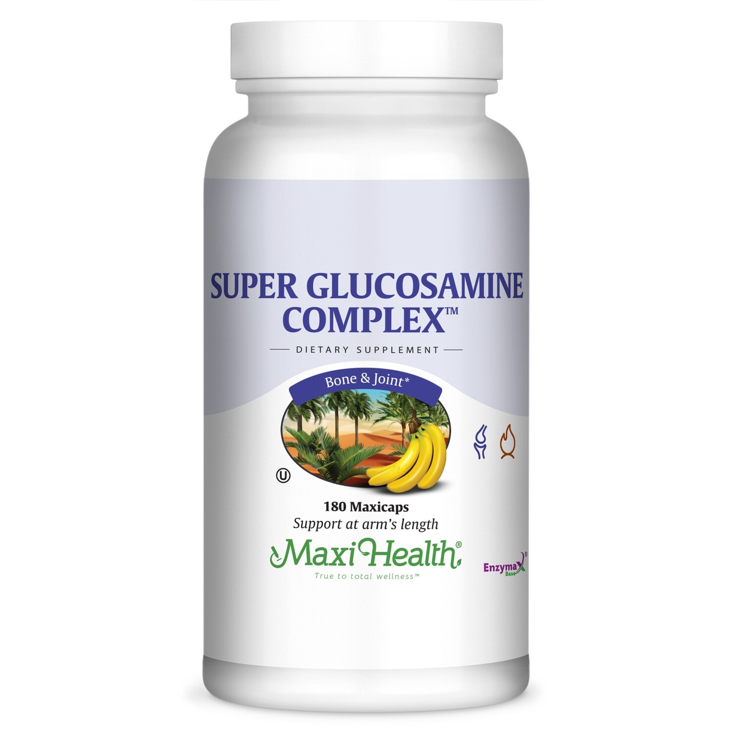 Maxi Health, Kosher Super Glucosamine Complex - 180 Vegetarian Capsules