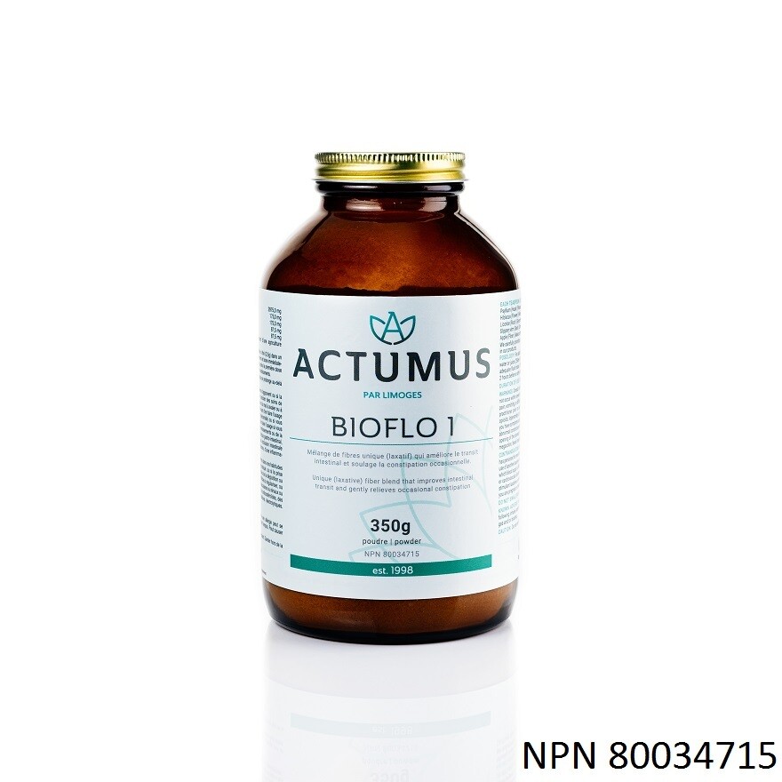 Actumus, Kosher BIOFLO 1 Powder, Fiber - 350g. &quot;Powder&quot;