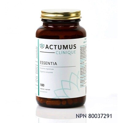 Actumus, Kosher Essentia, Digestive enzymes - 180 Vegetarian Capsules