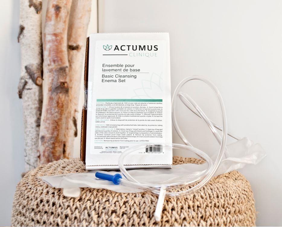 Actumus, Enema Bag - 1.5 L (1500 mL) Basic Cleansing Enema Set (Medline-10001)