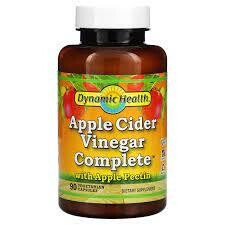 Dynamic Health, Kosher Apple Cider Vinegar - 90 Vegetarian Capsules