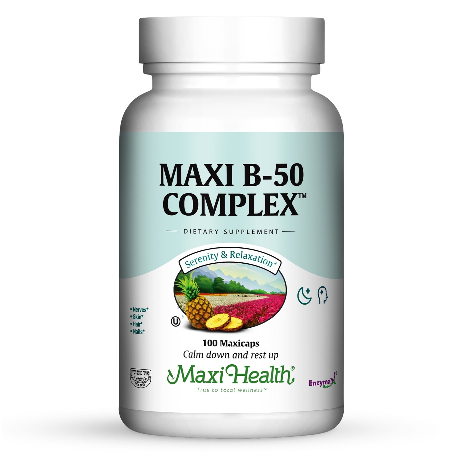 Maxi Health, Kosher B Complex 50 - 100 Vegetarian Capsules