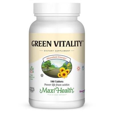 Maxi Health, Kosher Green Vitality - 180 Tablets