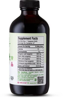 Maxi Health, Kosher Immune Support, Liquid, Orange Flavor - 8 fl. oz. (237 mL)