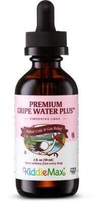 Maxi Health, Kosher KiddieMax, Premium Gripe Water Plus (Infant Colic & Gas Relief) - 2 Fl. oz. (59ml)