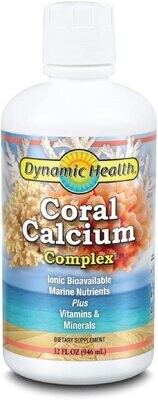 Dynamic Health, Kosher Coral Calcium Complex Liquid Orange Mango Flavor - 32 fl. oz.