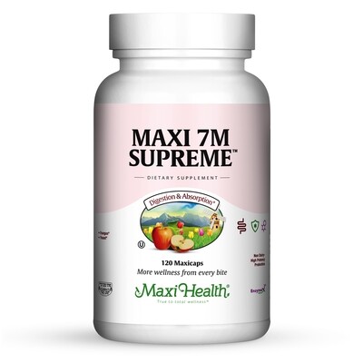 Maxi Health, Kosher 7M Supreme, Probiotic - 120 Vegetarian Capsules