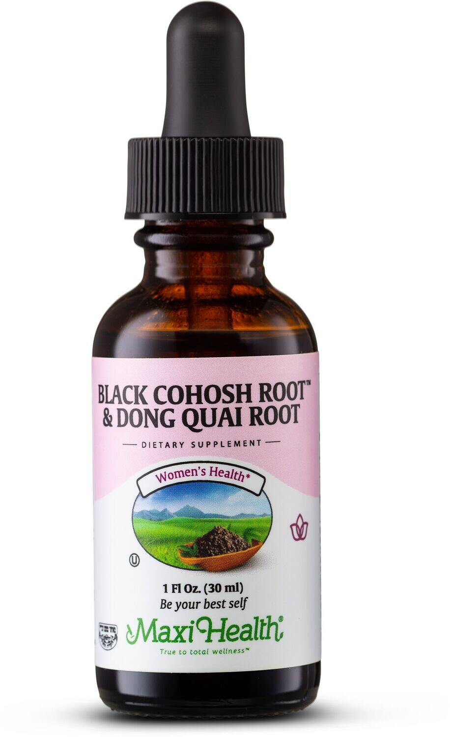 Maxi Health, Kosher Black Cohosh &amp; Dong Quai root - 1 Fl. oz. (30 ml)