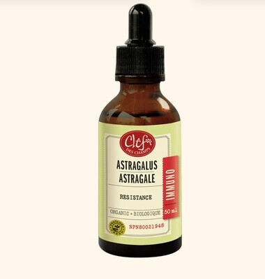 Clef Des Champs, Kosher Organic Astragalus, Immune Tonic, Liquid Tincture - 50 mL (1.7 fl. oz.)