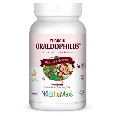 Maxi Health, Kosher KiddieMax, Yummie Oraldophilus, Probiotic - 50 Chewies