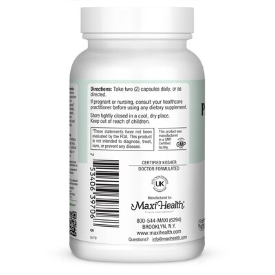 Maxi Health, Kosher MAXI SP COMPLEX (Saw Palmetto), Prostate Formula - 60 Vegetarian Capsules