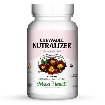 Maxi Health, Kosher Chewable Nutralizer - 90 Chewable Tablets