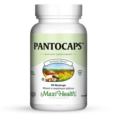 Maxi Health, Kosher PantoCaps, Pantothenic acid - 90 Vegetarian Capsules