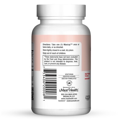 Maxi Health, Kosher Advanced CO Q 300 (Coenzyme Q10) - 60 Vegetarian Capsules