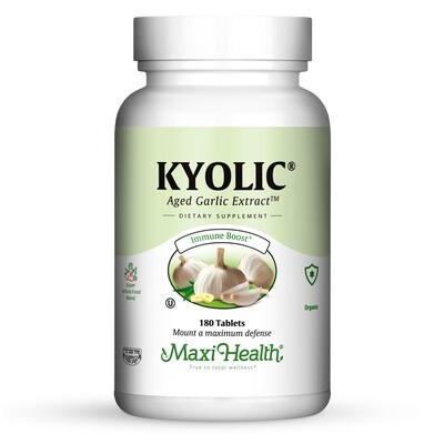 Maxi Health, Kosher KYOLIC (Aged Garlic Extract) - 180 Tablets