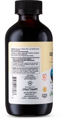 Maxi Health, Kosher Liquid Iron, Fruit Punch Flavor - 8 Fl. oz (237 ml)