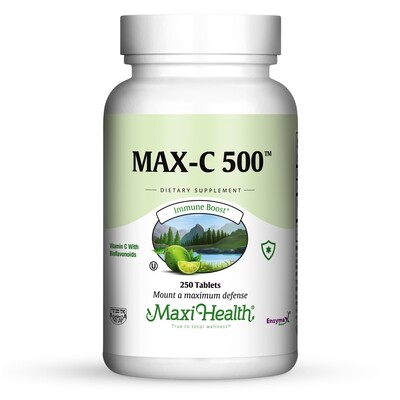 Maxi Health, Kosher Vitamin Max C 500 - 250 Tablets
