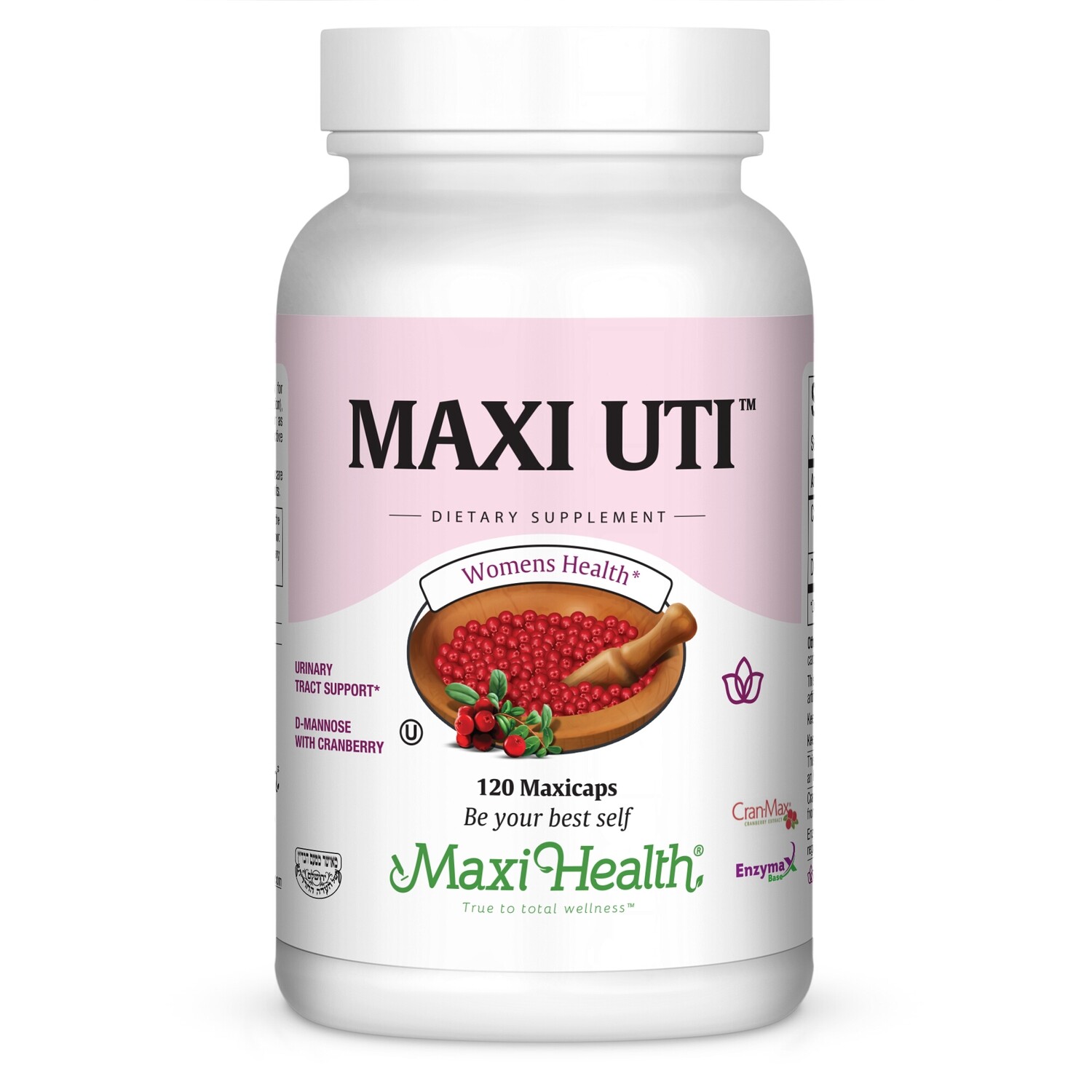 Maxi Health, Kosher Maxi UTI with Probiotic - 120 Vegetarian Capsules