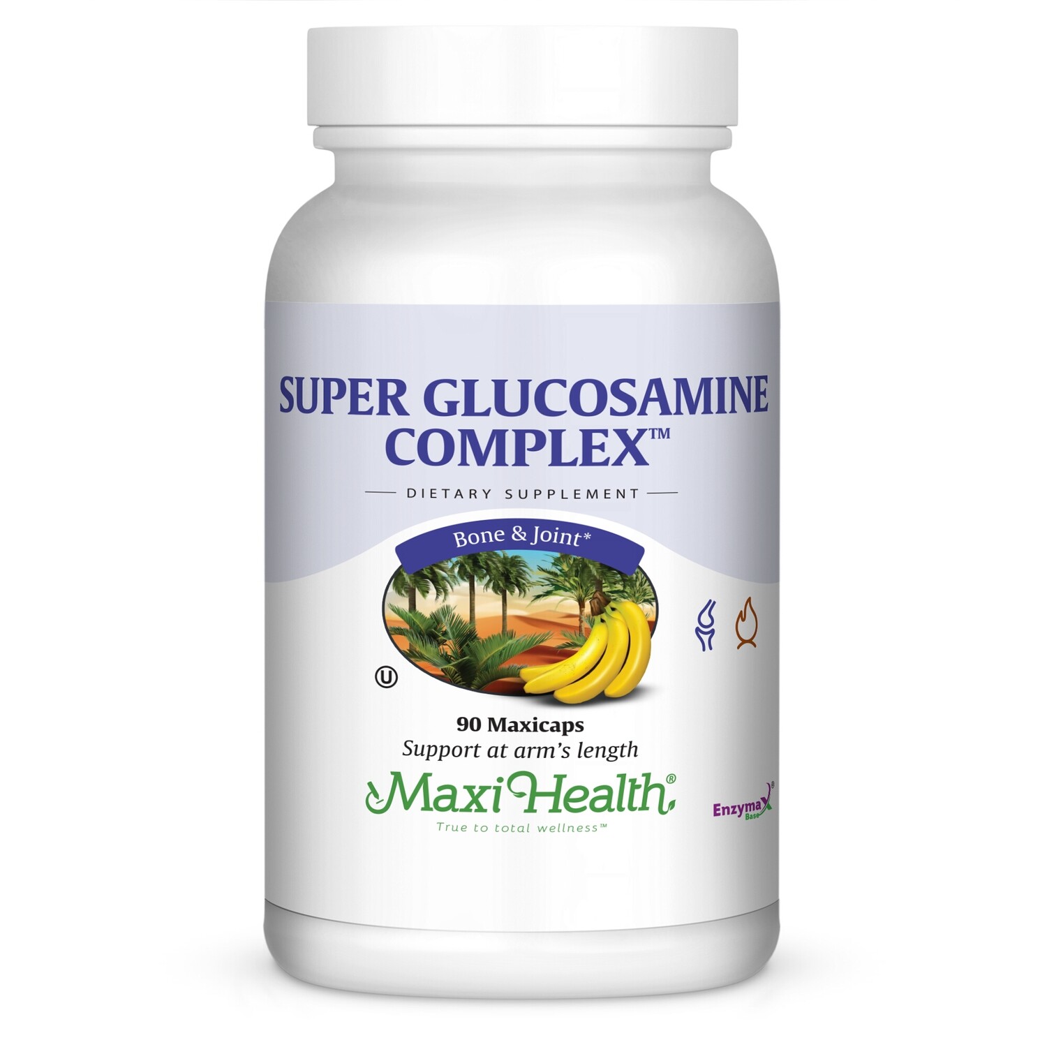 Maxi Health, Kosher Super Glucosamine Complex - 90 Vegetarian Capsules
