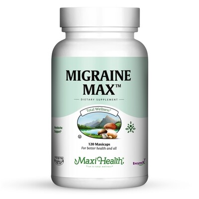 Maxi Health, Kosher Migraine Max - 120 Vegetarian Capsules